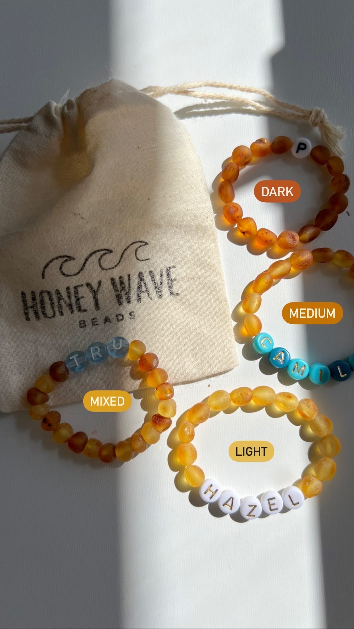 Amber Flower Bracelet