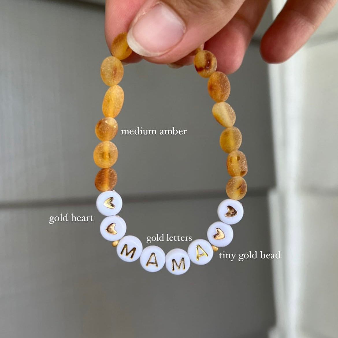 Custom Amber Bracelet