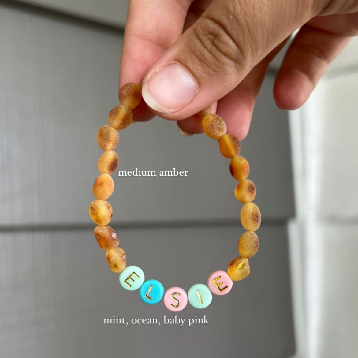 Custom Amber Bracelet